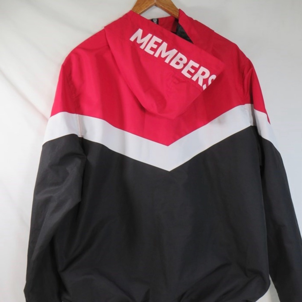 Members Only Quarter Zip Pullover Jacket - Red, W… - image 3
